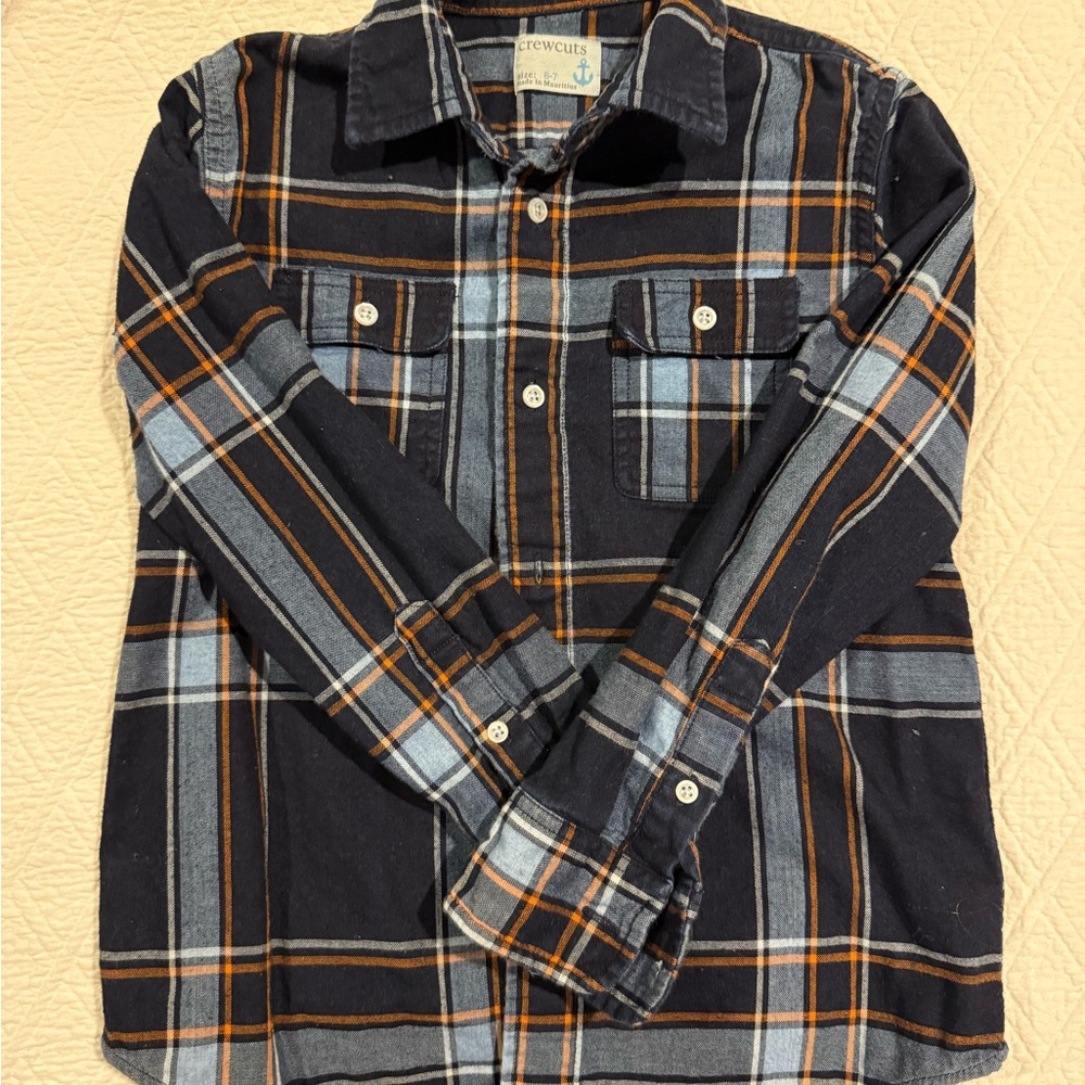 Crewcuts Plaid Button-Down Shirt